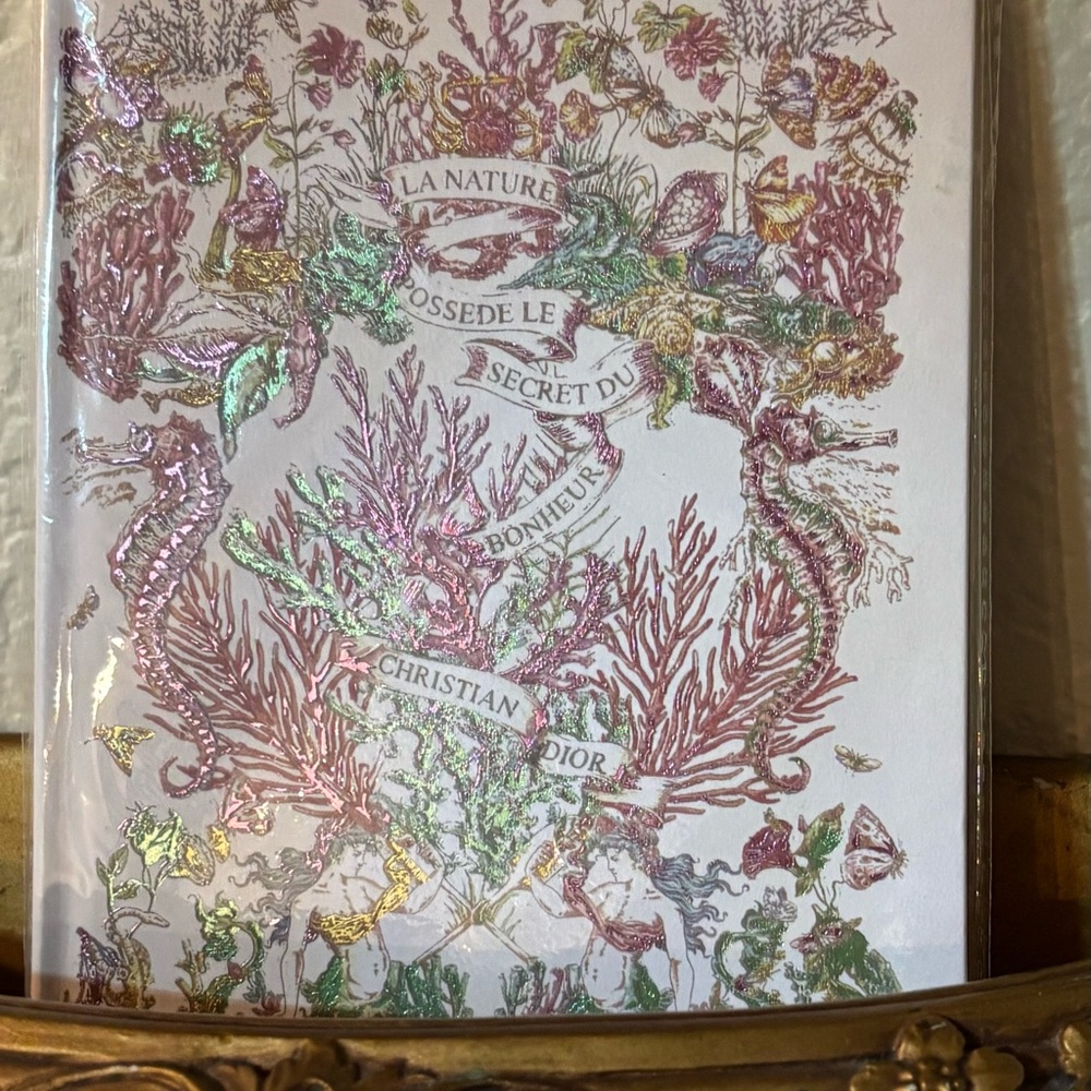 🪸🪸 Christian Dior Coral Seahorse Notebook • Luxury Dior Stationery - Picture 10 of 10